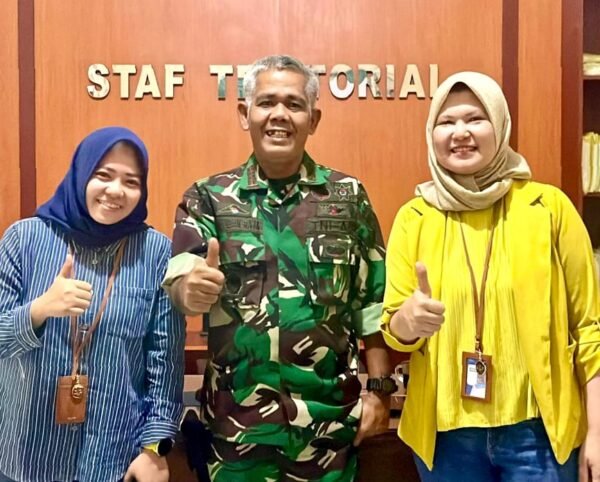 Perluas Kolaborasi Lintasi Institusi, BRI BO KIsaran Jalin Silaturahmi dengan Kodim 0204/Asahan